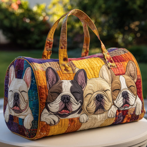 French Bulldog Quilted Duffle Bag GFTOMA3553