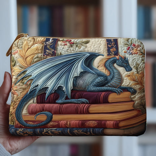 Book Dragon Quilted Purse GFTOMA3564