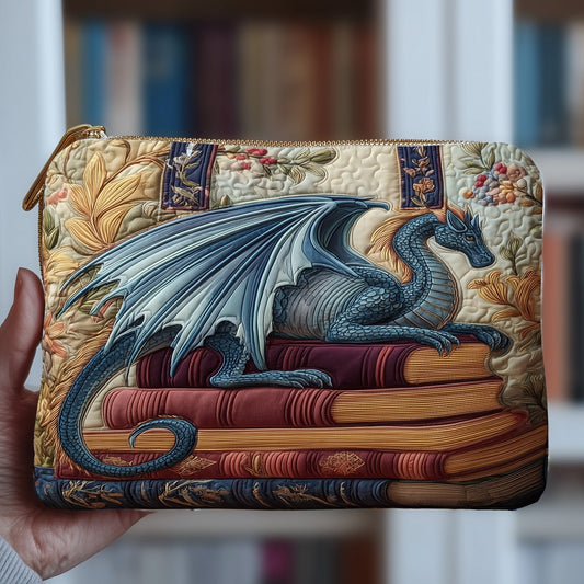 Book Dragon Quilted Purse GFTOMA3564