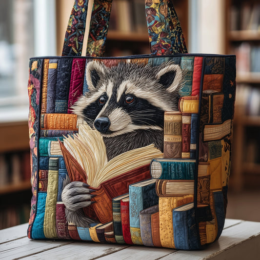 Raccoons Quilted Tote Bag GFTOMA3575