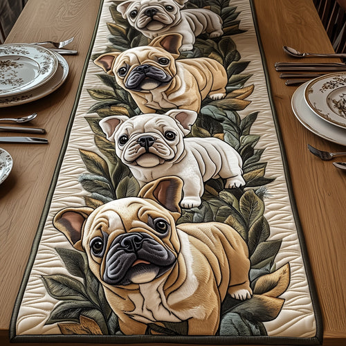Bulldog Quilted Table Runner GFTOMA358