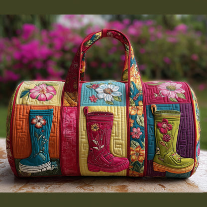 Floral Garden Quilted Duffle Bag GFTOMA3590