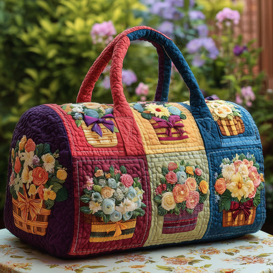 Floral Garden Quilted Duffle Bag GFTOMA3594