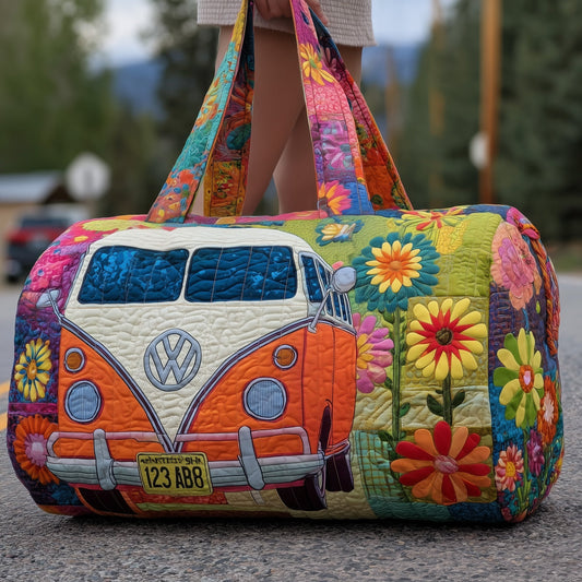 Hippie Van Quilted Duffle Bag GFTOMA3627