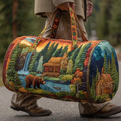 Cabin And Bear Quilted Duffle Bag GFTOMA3643