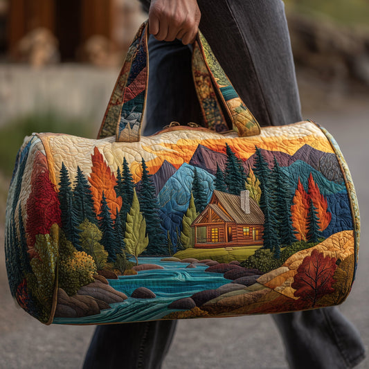 Rustic Cabin Quilted Duffle Bag GFTOMA3648