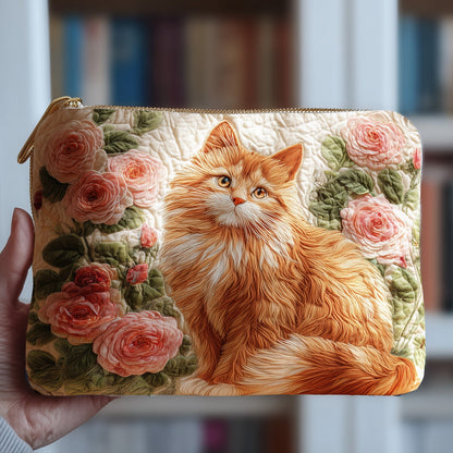 Cat and Rose Quilted Purse GFTOMA3667