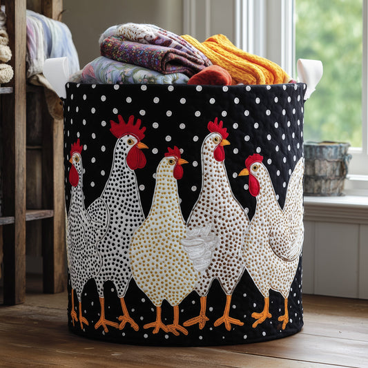 Chicken Quilted Laundry Basket GFTOMA3698