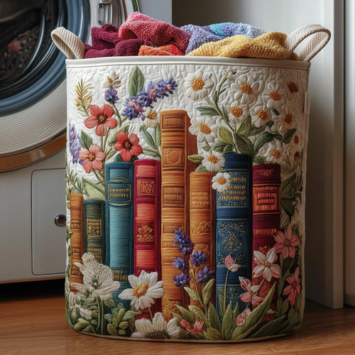 Cozy Book Quilted Laundry Basket GFTOMA3703