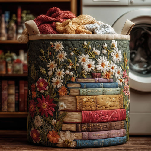 Cozy Book Quilted Laundry Basket GFTOMA3704