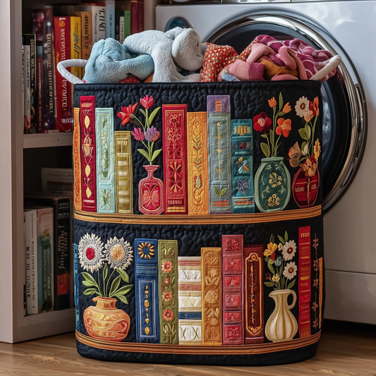 Cozy Book Quilted Laundry Basket GFTOMA3709