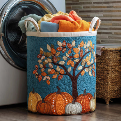Pumpkin Quilted Laundry Basket GFTOMA3747