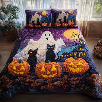 Ghostly Giggles 3-Piece Quilted Bedding Set GFTOMA3791