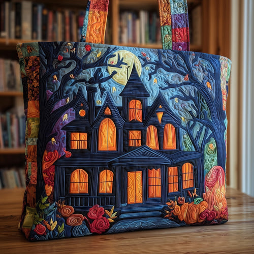 Midnight Haunt Quilted Tote Bag GFTOMA3824
