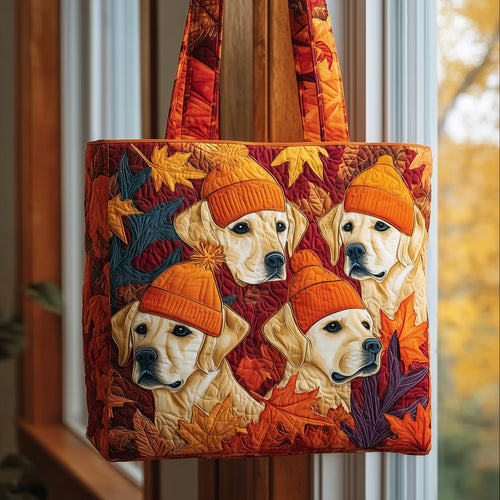 Golden Retriever Quilted Tote Bag GFTOMA3827