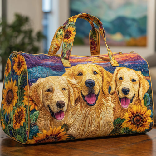 Golden Retriever Quilted Duffle Bag GFTOMA3836