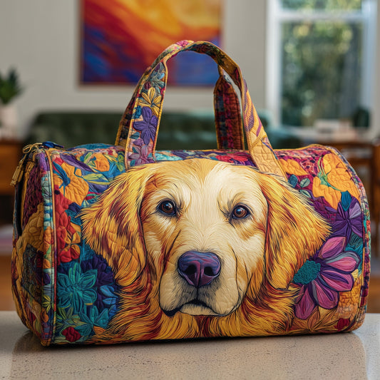 Golden Retriever Quilted Duffle Bag GFTOMA3837