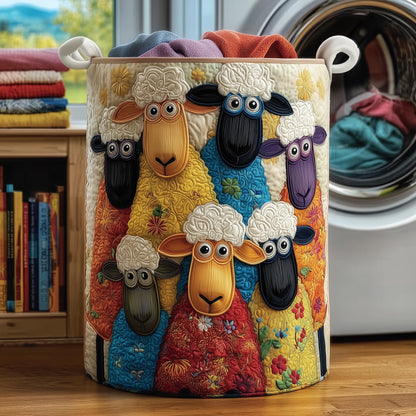 Sheep Quilted Laundry Basket GFTOMA3848