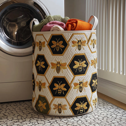 Bee Quilted Laundry Basket GFTOMA3854