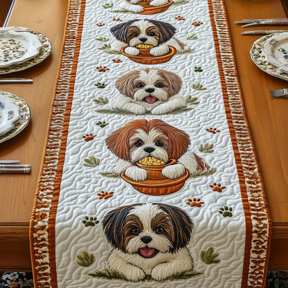 Shih Tzu Quilted Table Runner GFTOMA386