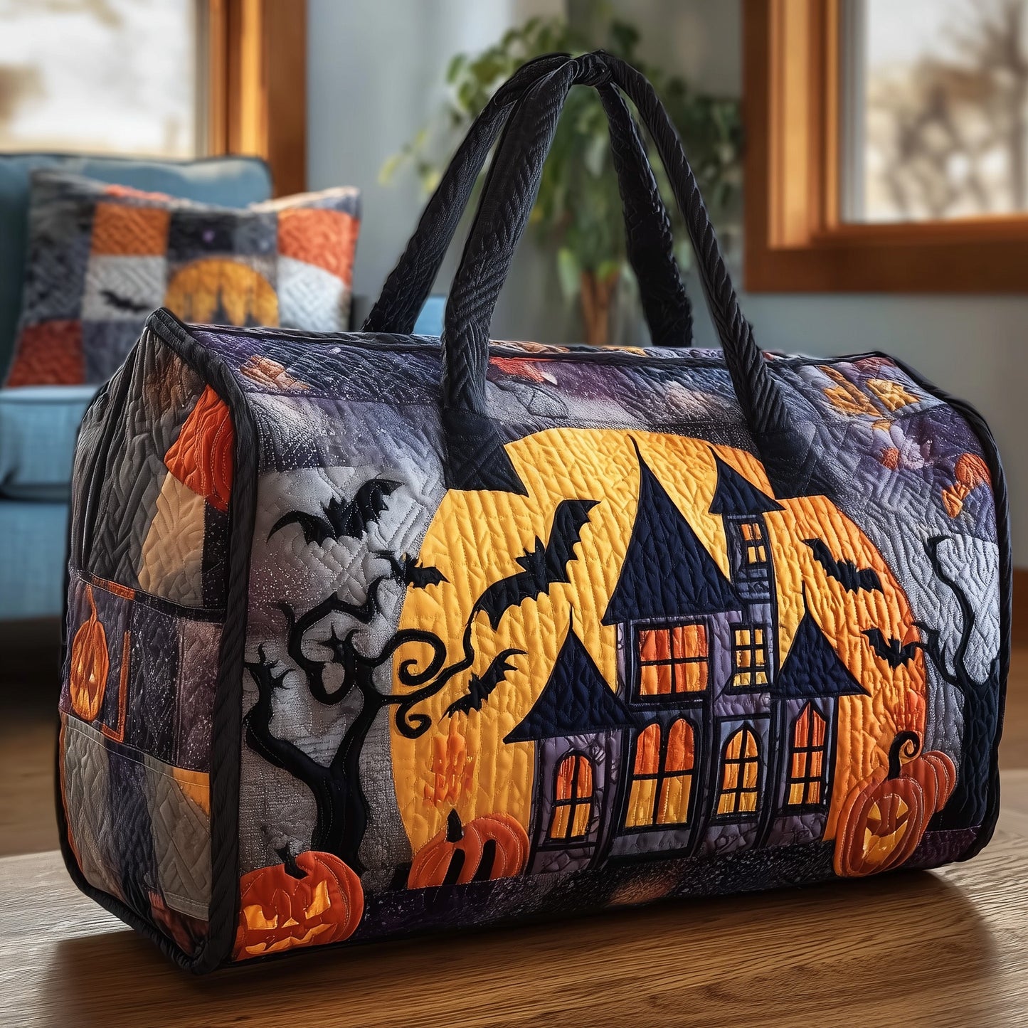 Haunted Manor Quilted Duffle Bag GFTOMA3870