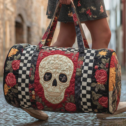 Rosa Muerta Quilted Duffle Bag GFTOMA3877