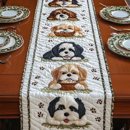 Shih Tzu Quilted Table Runner GFTOMA387