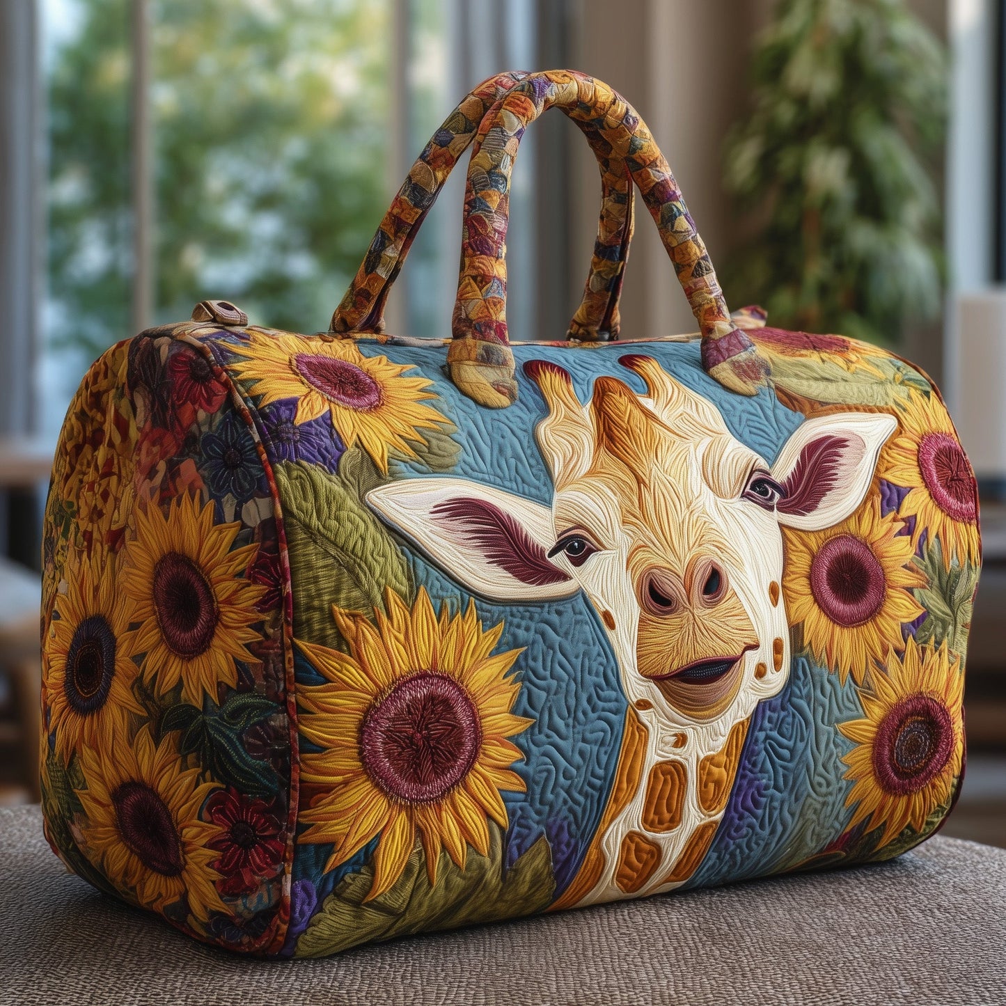 Giraffe Quilted Duffle Bag GFTOMA3882