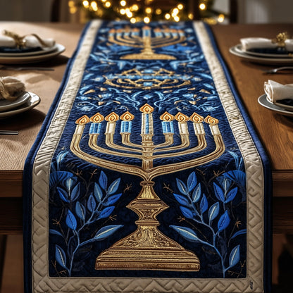 Hanukkah Quilted Table Runner GFTOMA3893