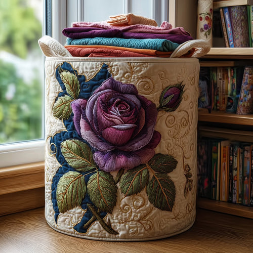 Rose Quilted Laundry Basket GFTOMA3928
