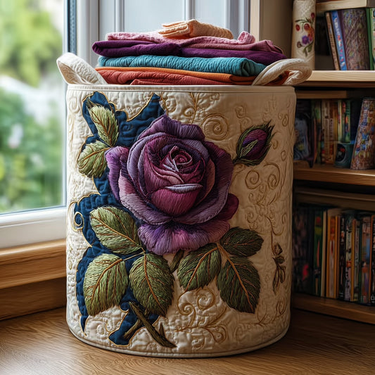 Rose Quilted Laundry Basket GFTOMA3928
