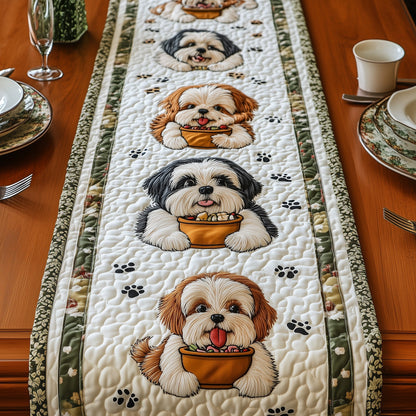 Shih Tzu Quilted Table Runner GFTOMA396