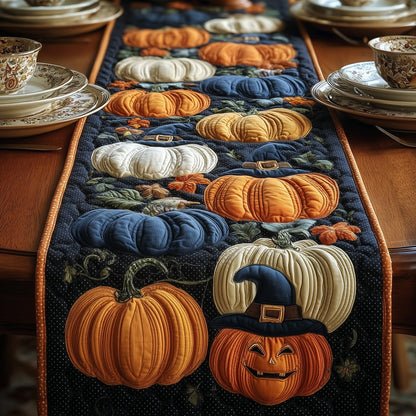 Spooky Pumpkin Quilted Table Runner GFTOMA3975