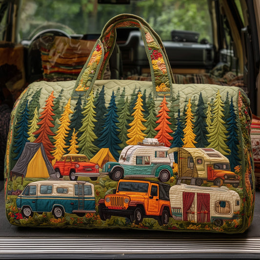 Vintage Camper Quilted Duffle Bag GFTOMA3996