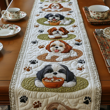 Shih Tzu Quilted Table Runner GFTOMA399