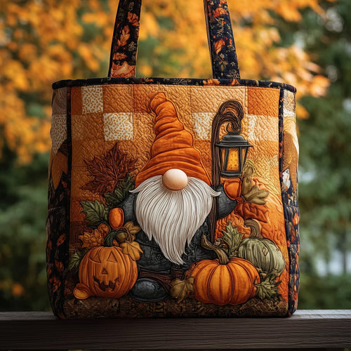 Spooky Gnome Quilted Tote Bag GFTOMA4010