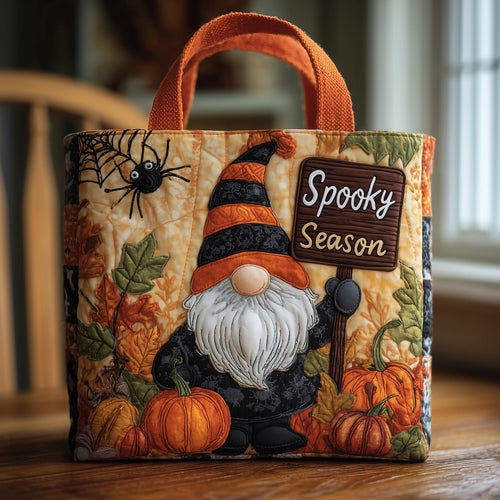 Spooky Gnome Quilted Tote Bag GFTOMA4012