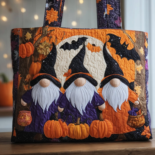 Spooky Gnome Quilted Tote Bag GFTOMA4013