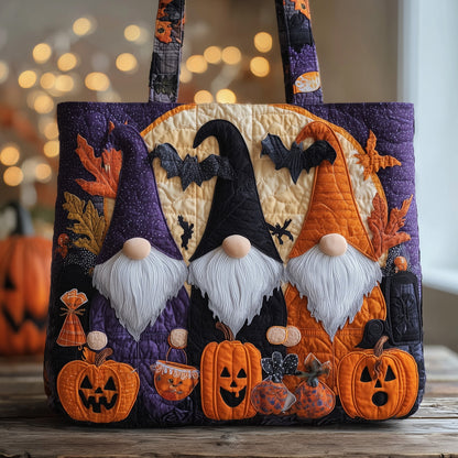 Spooky Gnome Quilted Tote Bag GFTOMA4017