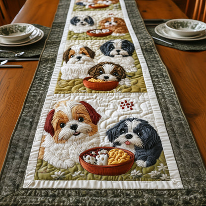 Shih Tzu Quilted Table Runner GFTOMA401
