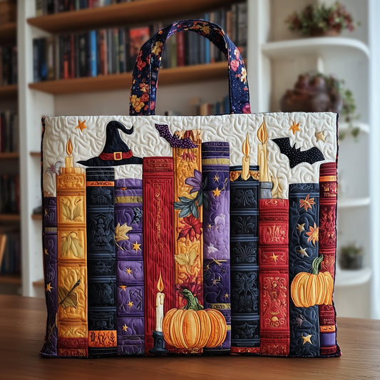 Magical Books Quilted Tote Bag GFTOMA4058