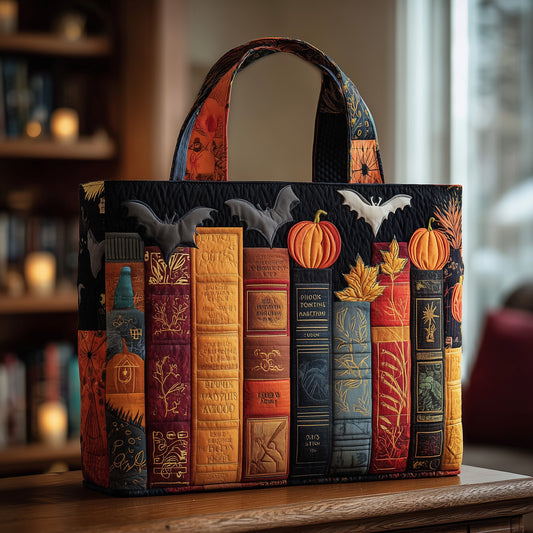Magical Books Quilted Tote Bag GFTOMA4061