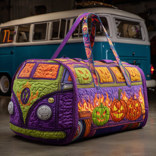 Spooky Van Quilted Duffle Bag GFTOMA4098