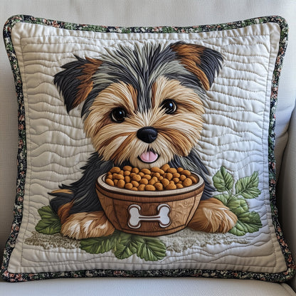 Yorkshire Terrier Quilted Pillow Case GFTOMA409