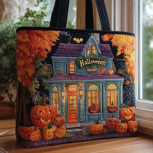 Halloween Store Quilted Tote Bag GFTOMA4106