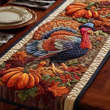 Maple Turkey Quilted Table Runner GFTOMA4155