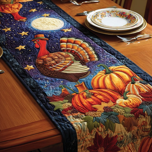 Maple Turkey Quilted Table Runner GFTOMA4156