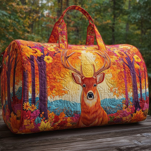 Autumn Deer Quilted Duffle Bag GFTOMA4165