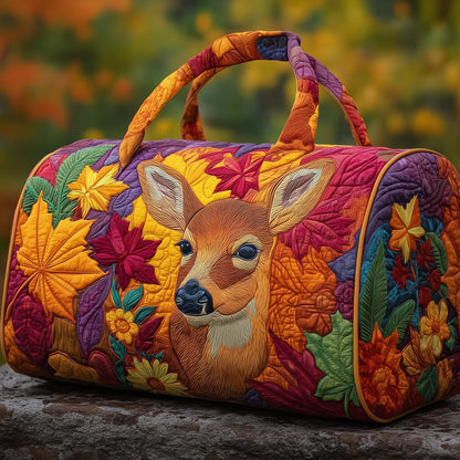 Autumn Deer Quilted Duffle Bag GFTOMA4167