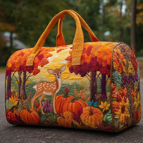 Autumn Deer Quilted Duffle Bag GFTOMA4168